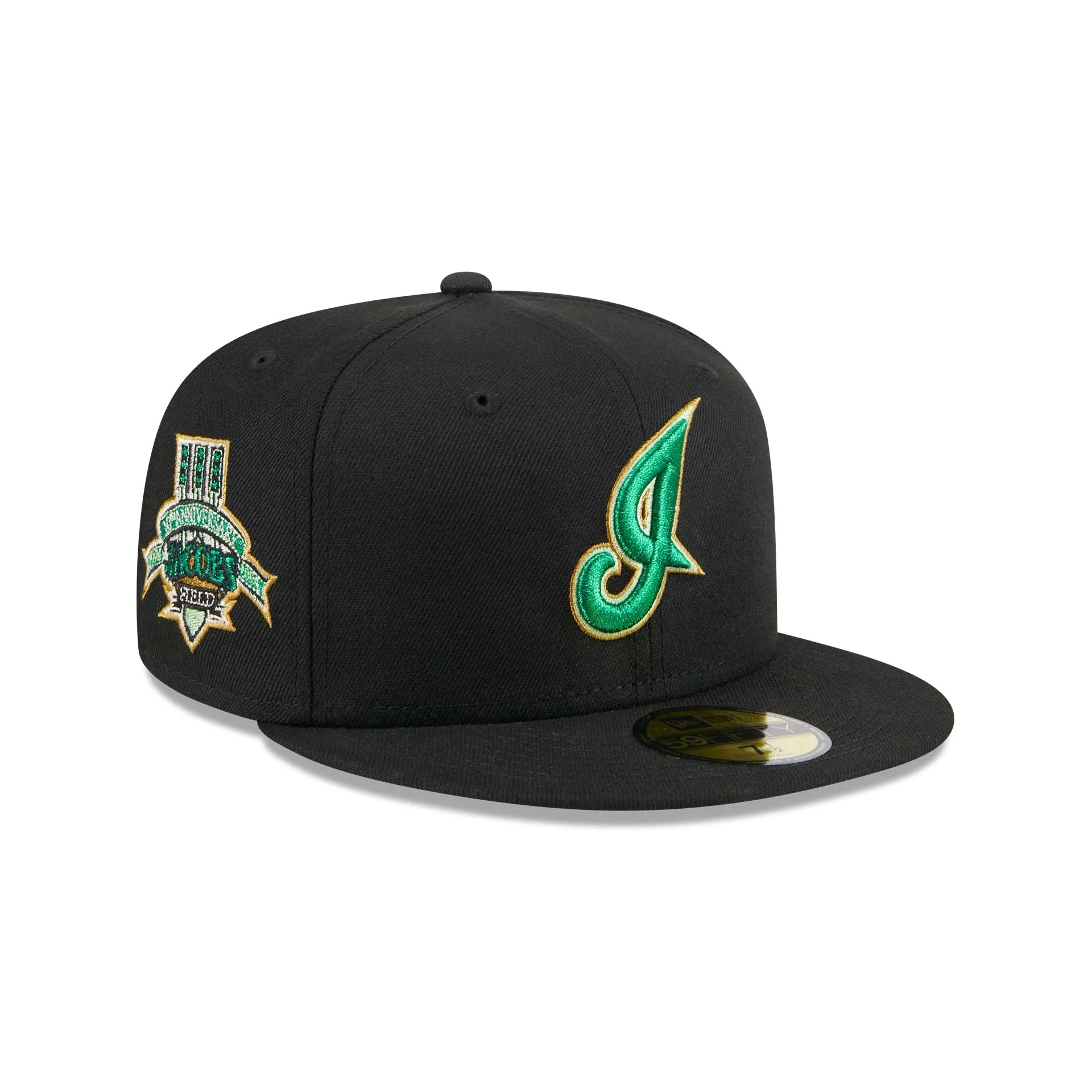 Cleveland Guardians Metallic Green Pop 59FIFTY Fitted Hat sold by New Era