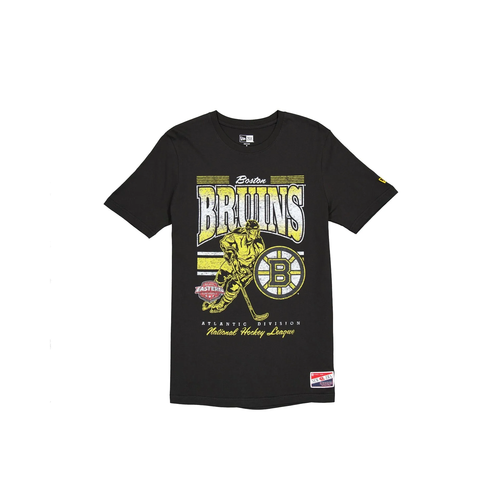 Boston Bruins Throwback Distress T-Shirt sold by New Era