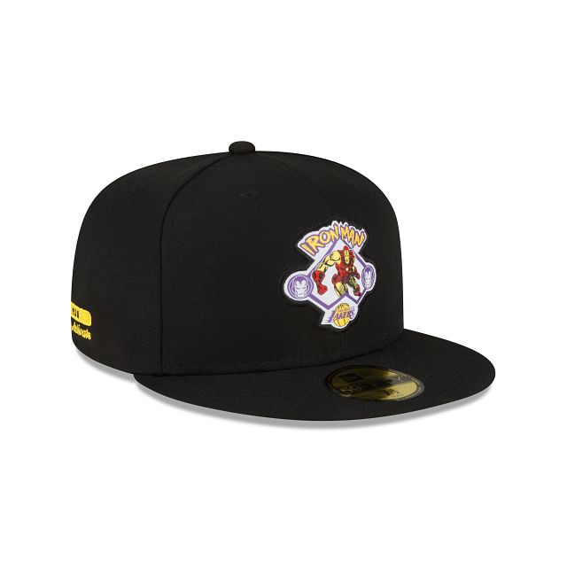 Marvel X Los Angeles Lakers Black 59FIFTY Fitted Hat sold by New Era product image thumbnail 3