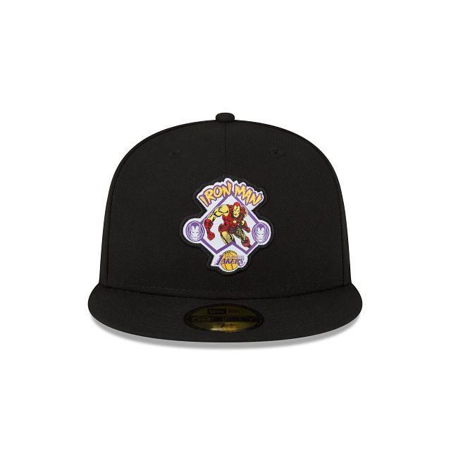 Marvel X Los Angeles Lakers Black 59FIFTY Fitted Hat sold by New Era product image thumbnail 2