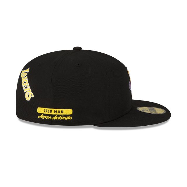 Marvel X Los Angeles Lakers Black 59FIFTY Fitted Hat sold by New Era product image thumbnail 5