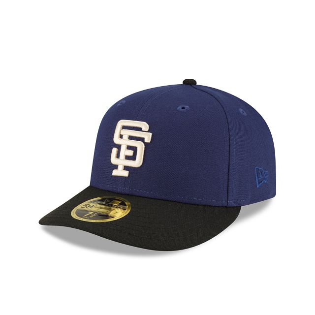 San Francisco Giants Navy Low Profile 59FIFTY Fitted Hat sold by New Era