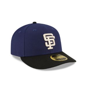 San Francisco Giants Navy Low Profile 59FIFTY Fitted Hat sold by New Era