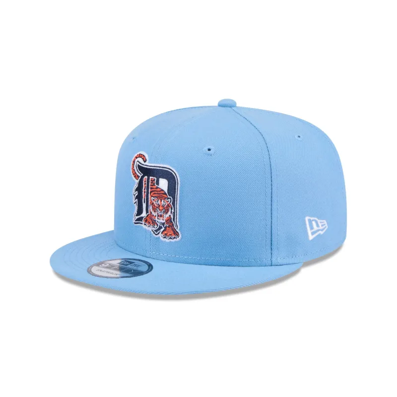 Detroit Tigers Sky Blue 9FIFTY Snapback Hat sold by New Era