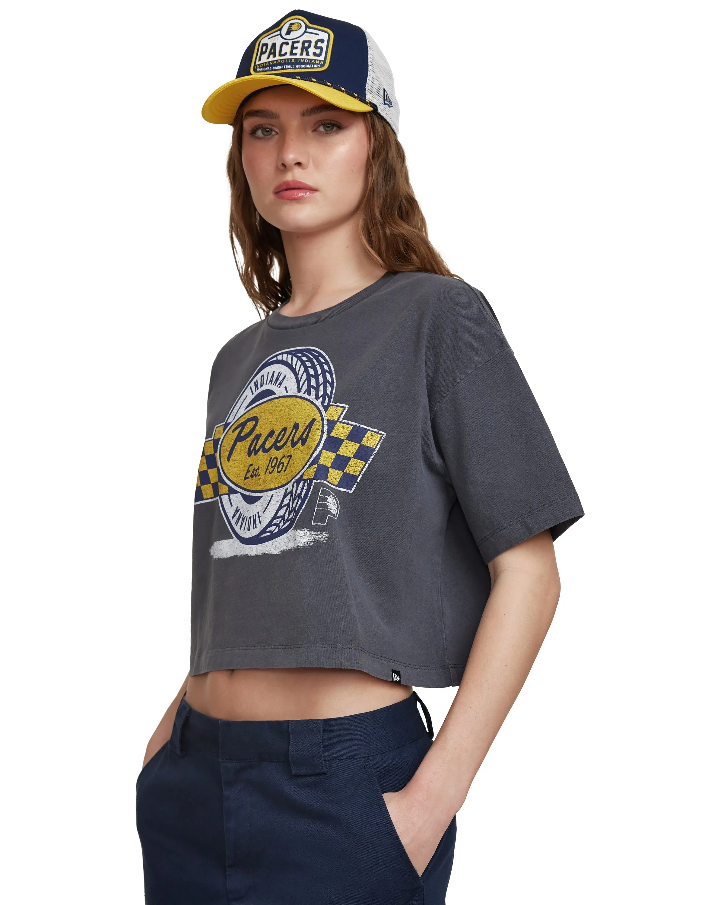 Philadelphia 76ers 2024 Rally Drive Women's T-Shirt sold by New Era product image thumbnail 2
