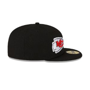 Kansas City Chiefs 2023 Sideline Black 59FIFTY Fitted Hat sold by New Era