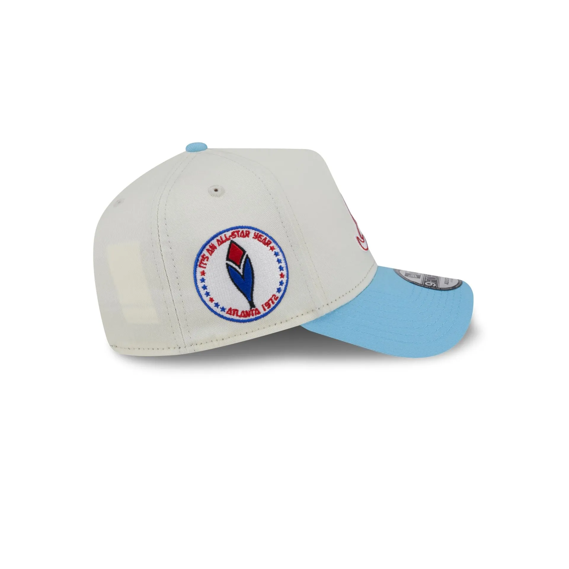 Atlanta Braves Chrome White 9FORTY A-Frame Snapback Hat sold by New Era product image thumbnail 4
