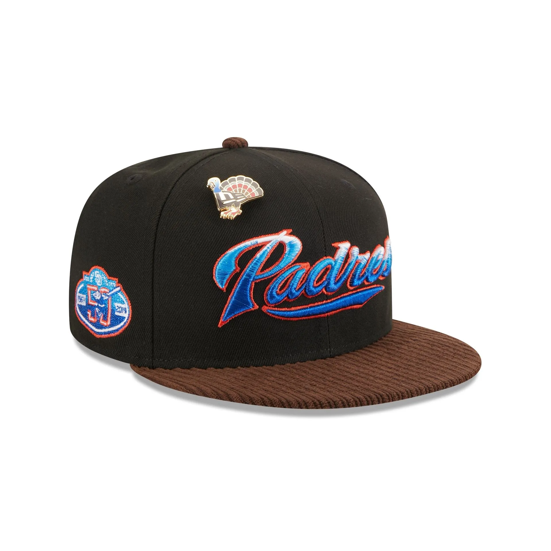 San Diego Padres Feathered Cord 59FIFTY Fitted Hat sold by New Era