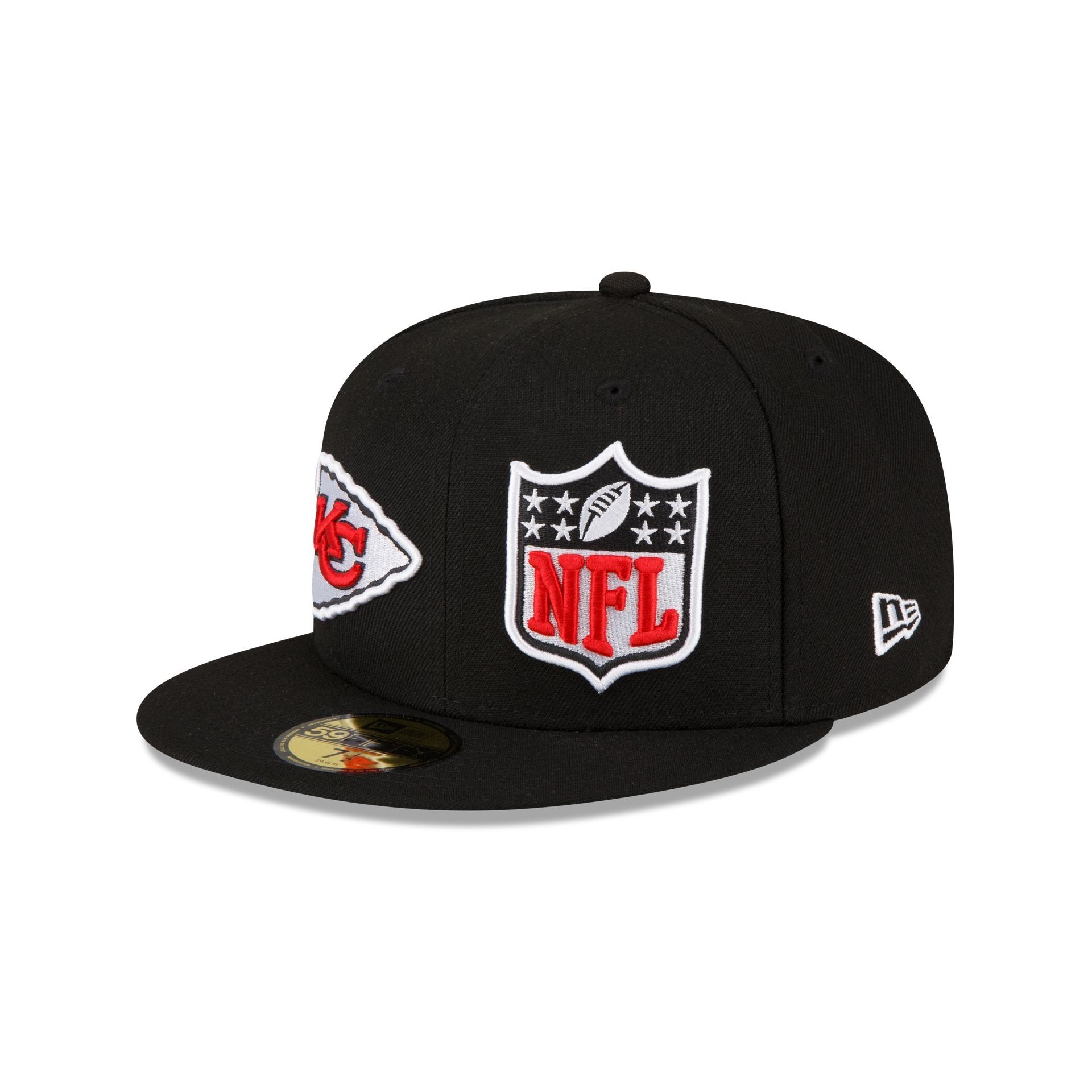 Kansas City Chiefs 2023 Sideline Black 59FIFTY Fitted Hat sold by New Era