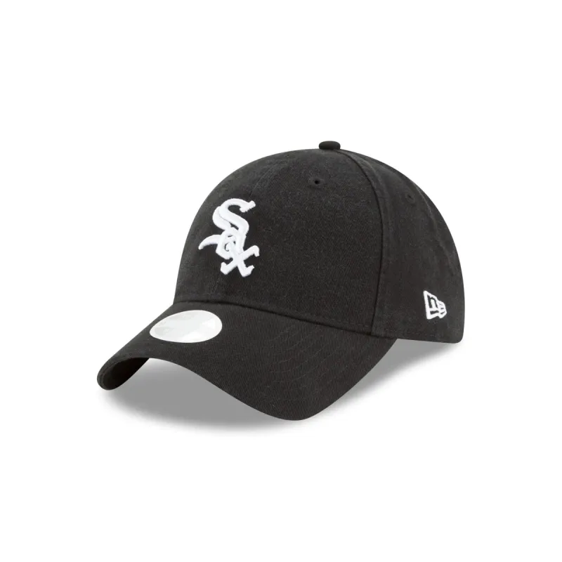 Chicago White Sox Women's Core Classic Black 9TWENTY Adjustable Hat sold by New Era