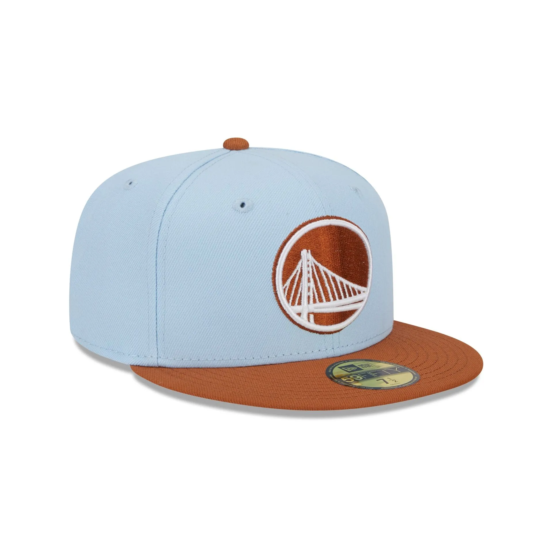Golden State Warriors Color Pack Glacial Blue 59FIFTY Fitted Hat sold by New Era product image thumbnail 3