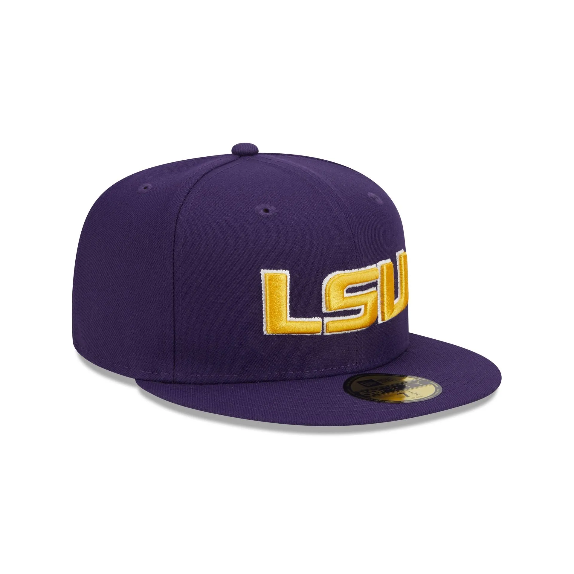 LSU Tigers Purple 59FIFTY Fitted Hat sold by New Era product image thumbnail 3
