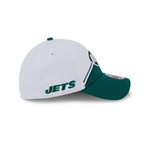 New York Jets 2023 Sideline White 39THIRTY Stretch Fit Hat sold by New Era