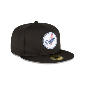 Los Angeles Dodgers 2023 Clubhouse Black 59FIFTY Fitted Hat sold by New Era