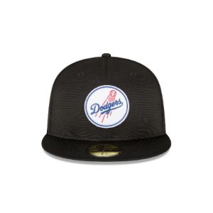 Los Angeles Dodgers 2023 Clubhouse Black 59FIFTY Fitted Hat sold by New Era