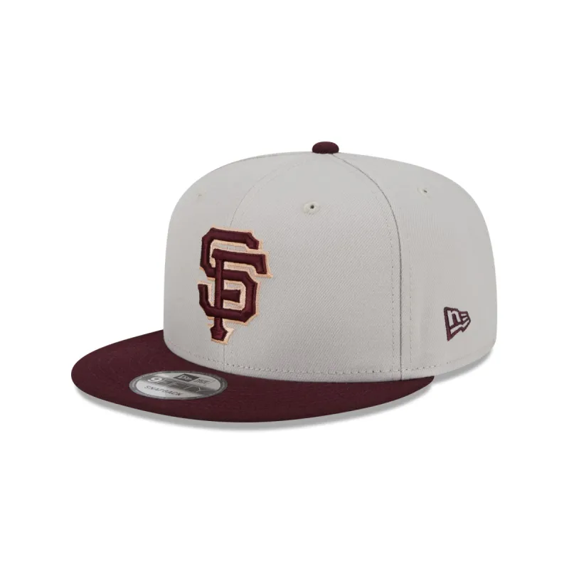 San Francisco Giants Mauve Visor 9FIFTY Snapback Hat sold by New Era