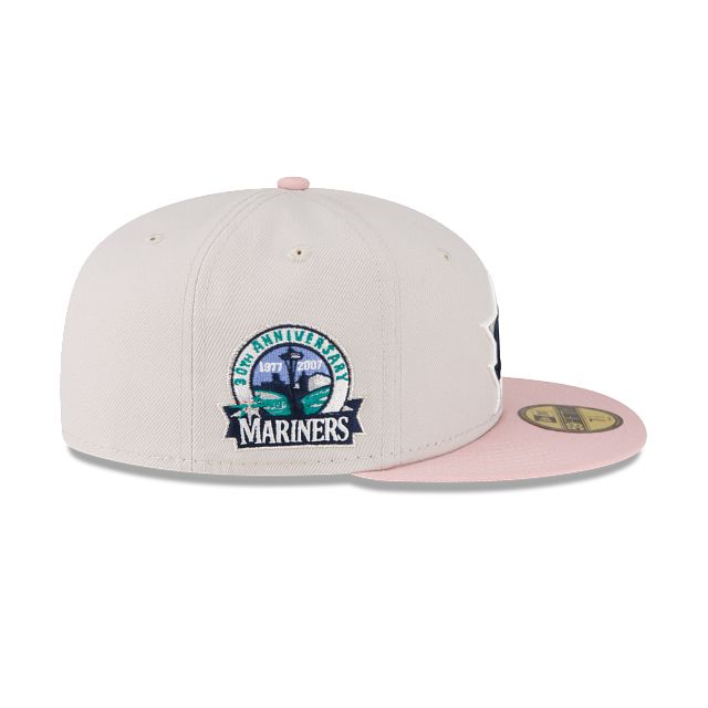 Just Caps Stone Pink Seattle Mariners 59FIFTY Fitted Hat sold by New Era product image thumbnail 4