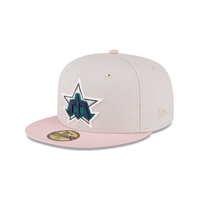 Just Caps Stone Pink Seattle Mariners 59FIFTY Fitted Hat sold by New Era product image thumbnail 3