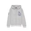 Los Angeles Dodgers Gray Logo Select Full-Zip Hoodie sold by New Era