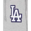 Los Angeles Dodgers Gray Logo Select Full-Zip Hoodie sold by New Era