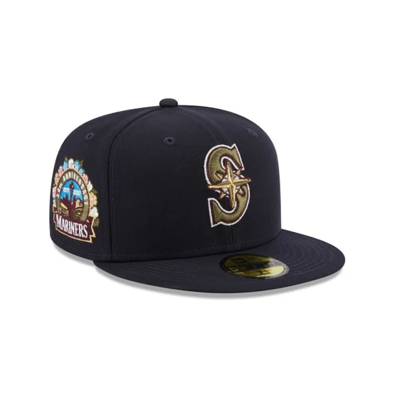 Seattle Mariners Botanical 59FIFTY Fitted Hat sold by New Era