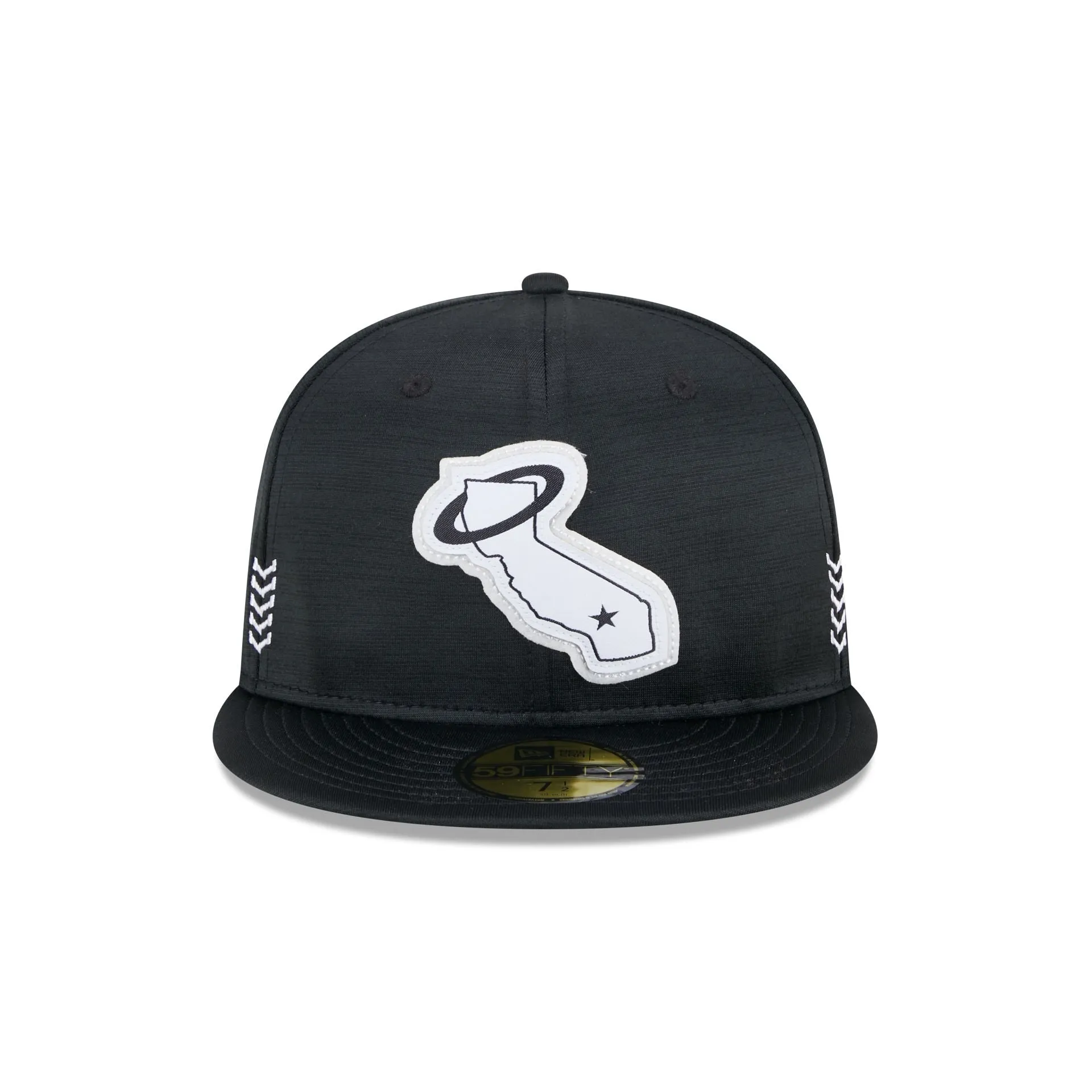 Los Angeles Angels 2024 Clubhouse Black 59FIFTY Fitted Hat sold by New Era product image thumbnail 2