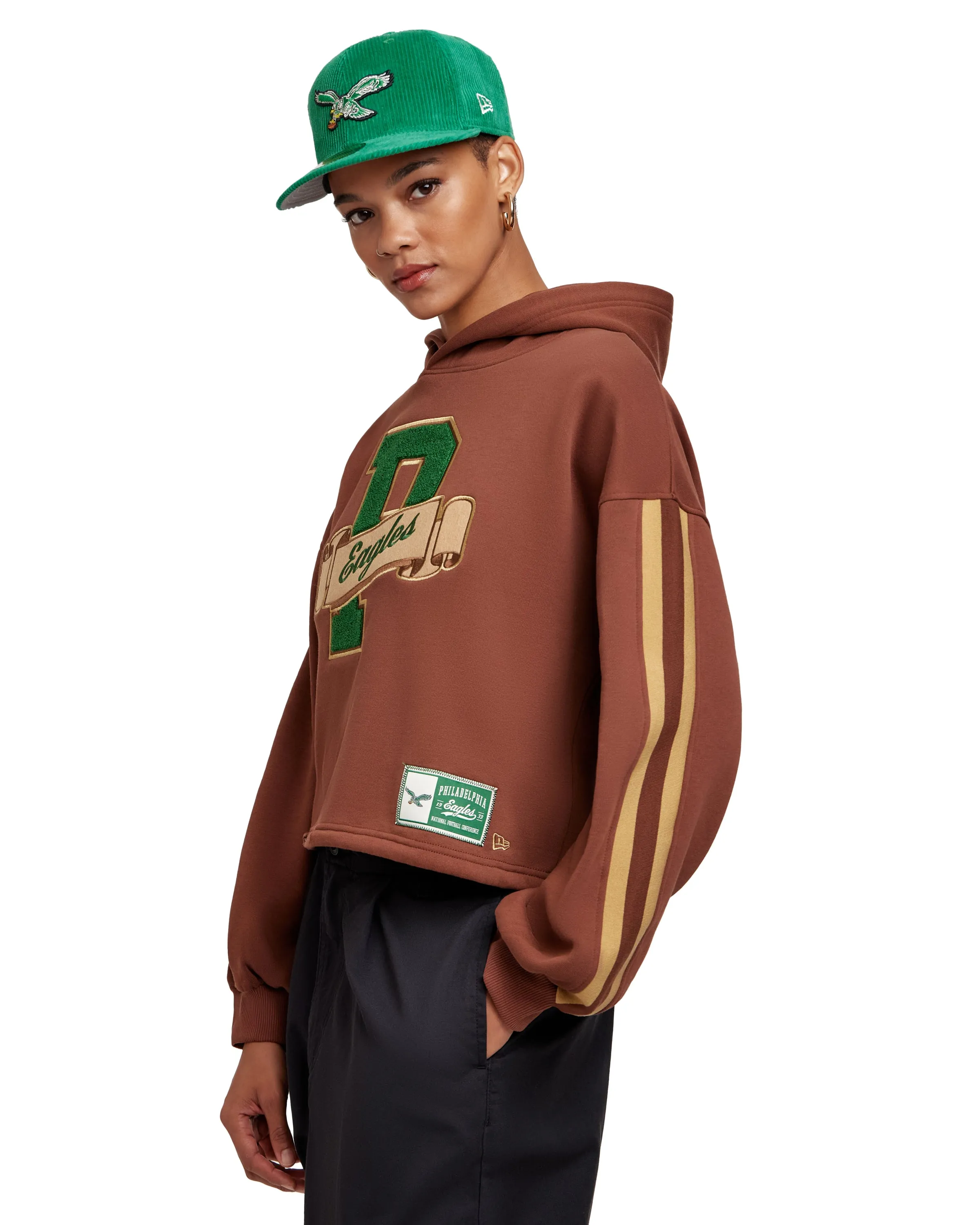 Las Vegas Raiders Letterman Classic Women's Hoodie sold by New Era product image thumbnail 2