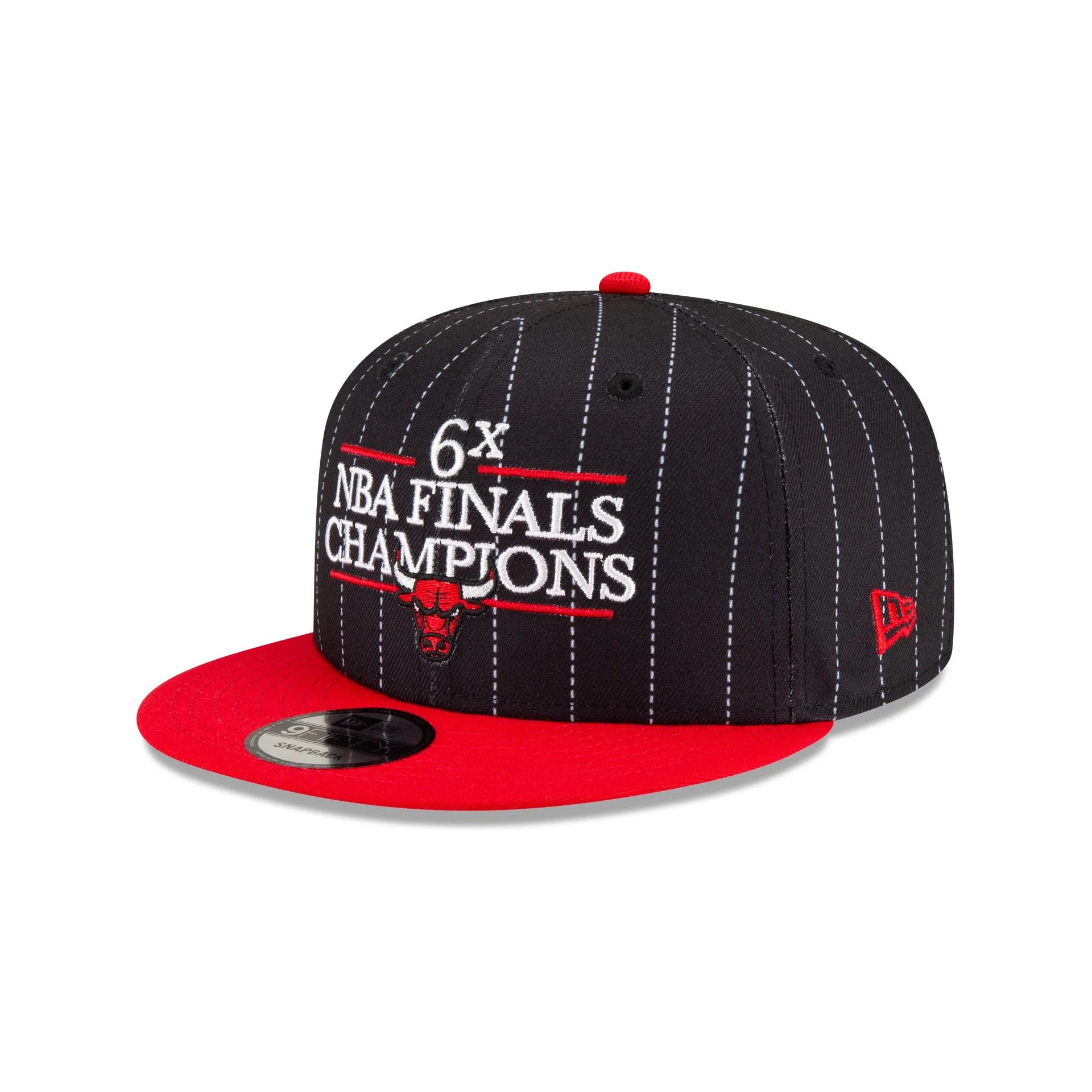Just Caps NBA Champion Pinstripe Chicago Bulls 9FIFTY Snapback Hat sold by New Era product image thumbnail 3