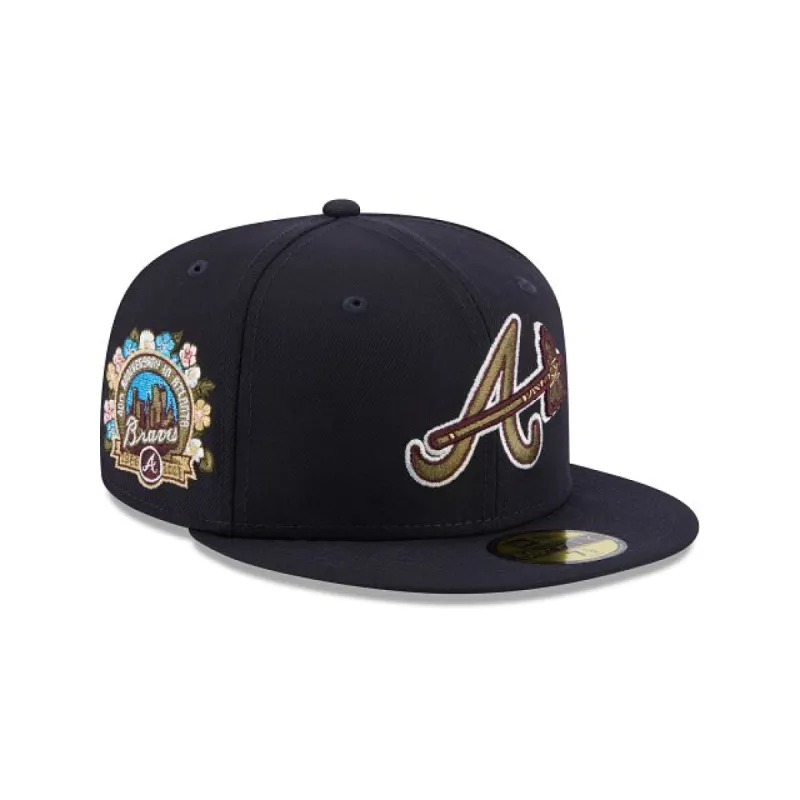 Atlanta Braves Botanical 59FIFTY Fitted Hat sold by New Era
