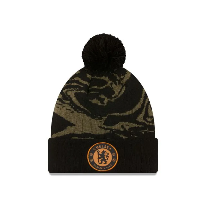 Chelsea FC Swirl Pom Knit Hat sold by New Era