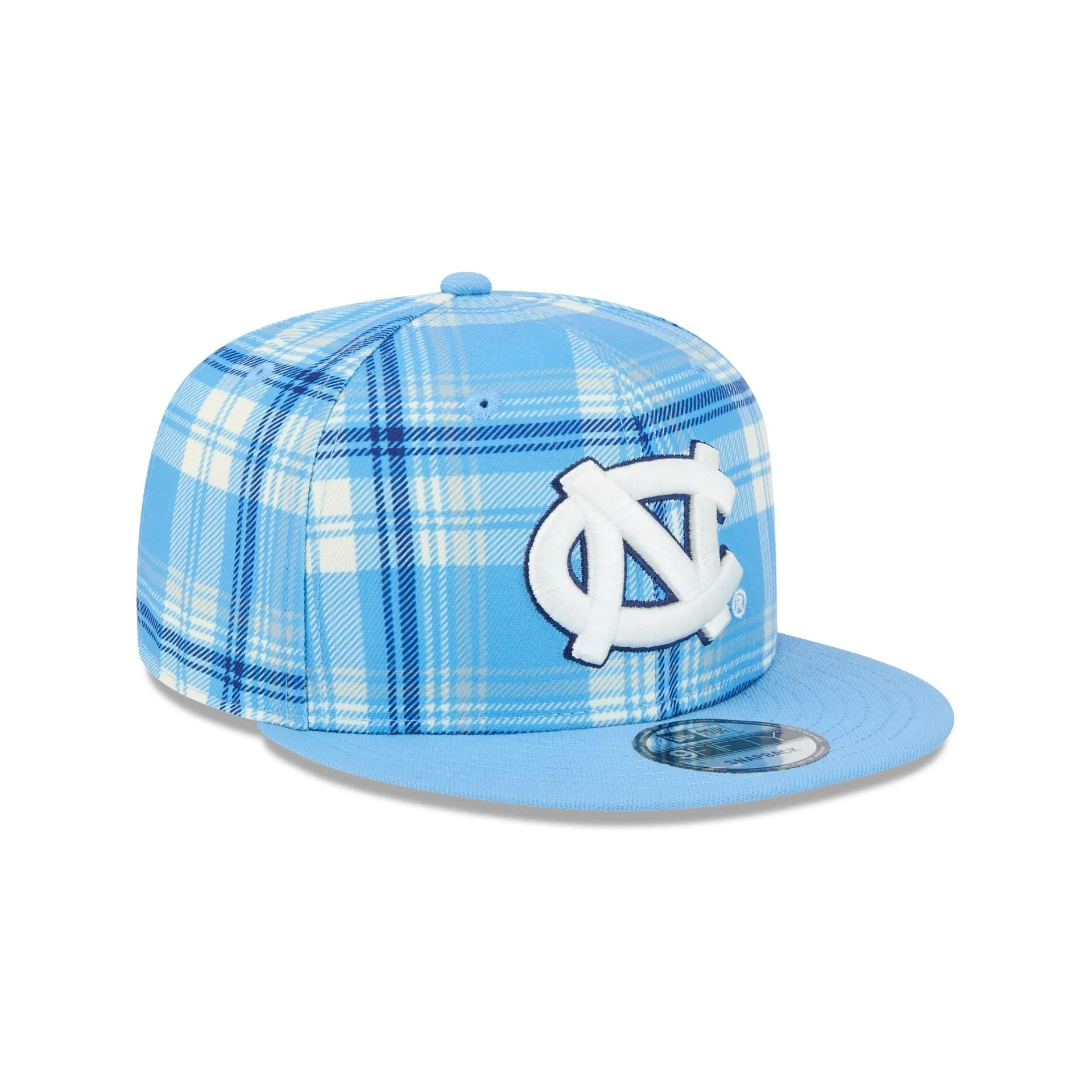 North Carolina University Tar Heels Plaid 9FIFTY Snapback Hat sold by New Era product image thumbnail 3