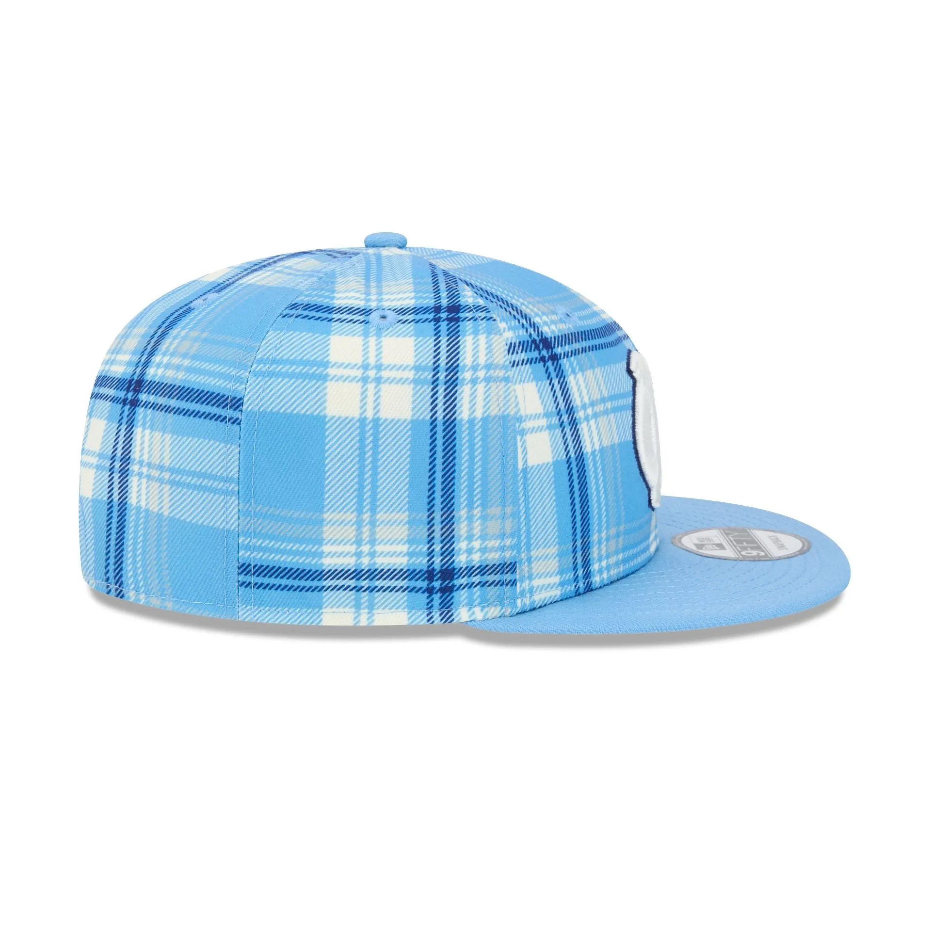 North Carolina University Tar Heels Plaid 9FIFTY Snapback Hat sold by New Era product image thumbnail 5