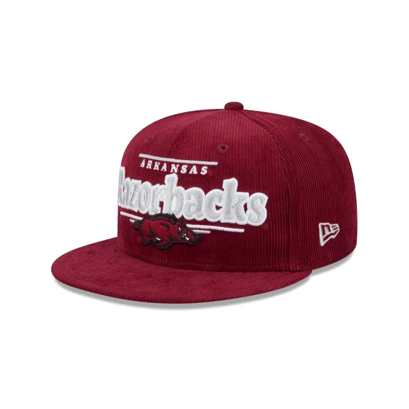 Arkansas Razorbacks Throwback Display 9FIFTY Snapback Hat sold by New Era