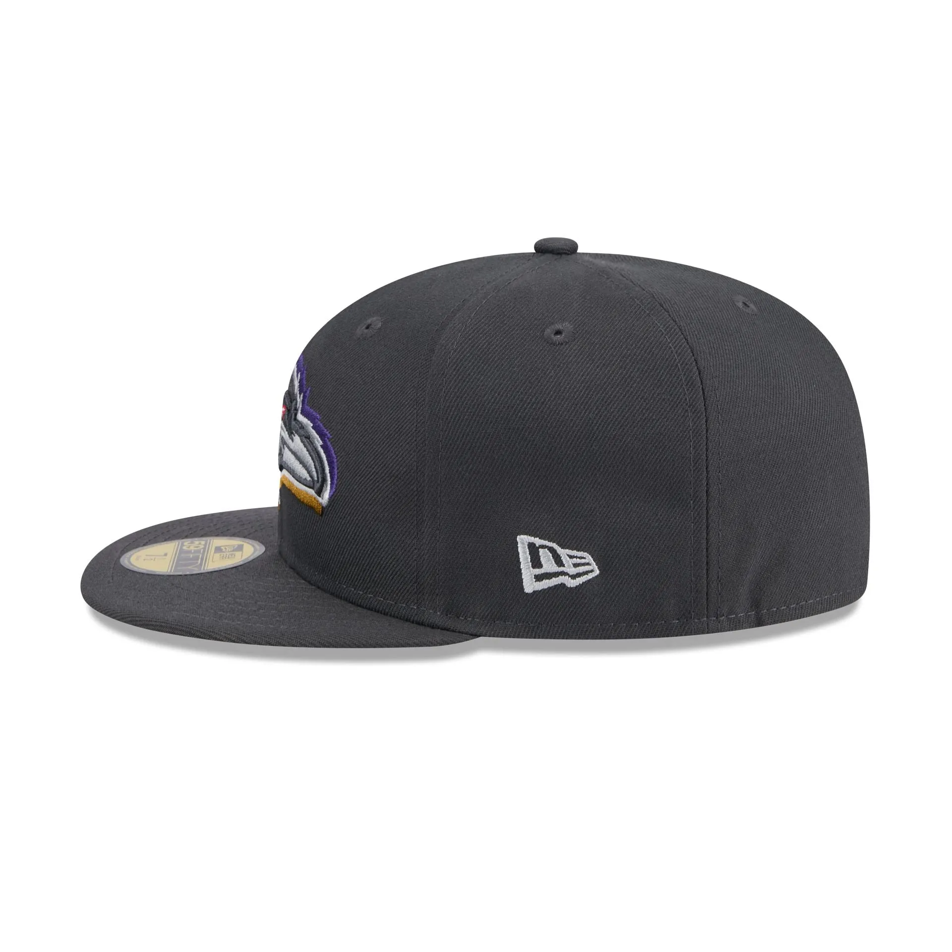 Baltimore Ravens 2024 Draft Gray 59FIFTY Fitted Hat sold by New Era product image thumbnail 5