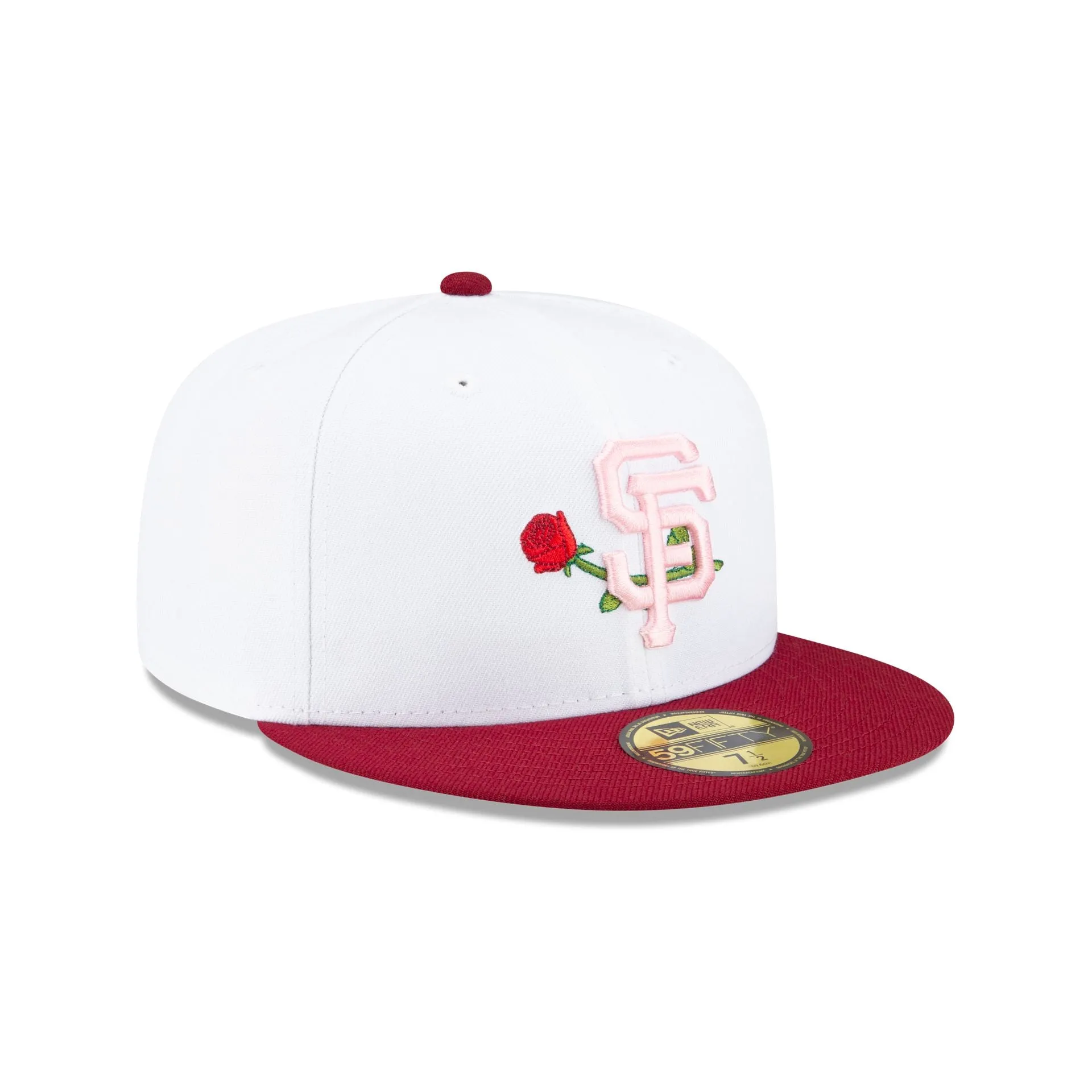 Just Caps Rose Flower San Francisco Giants 59FIFTY Fitted Hat sold by New Era product image thumbnail 3