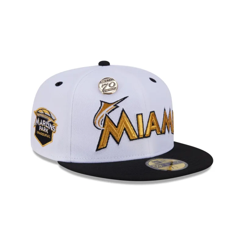Miami Marlins 70th Anniversary 59FIFTY Fitted Hat sold by New Era