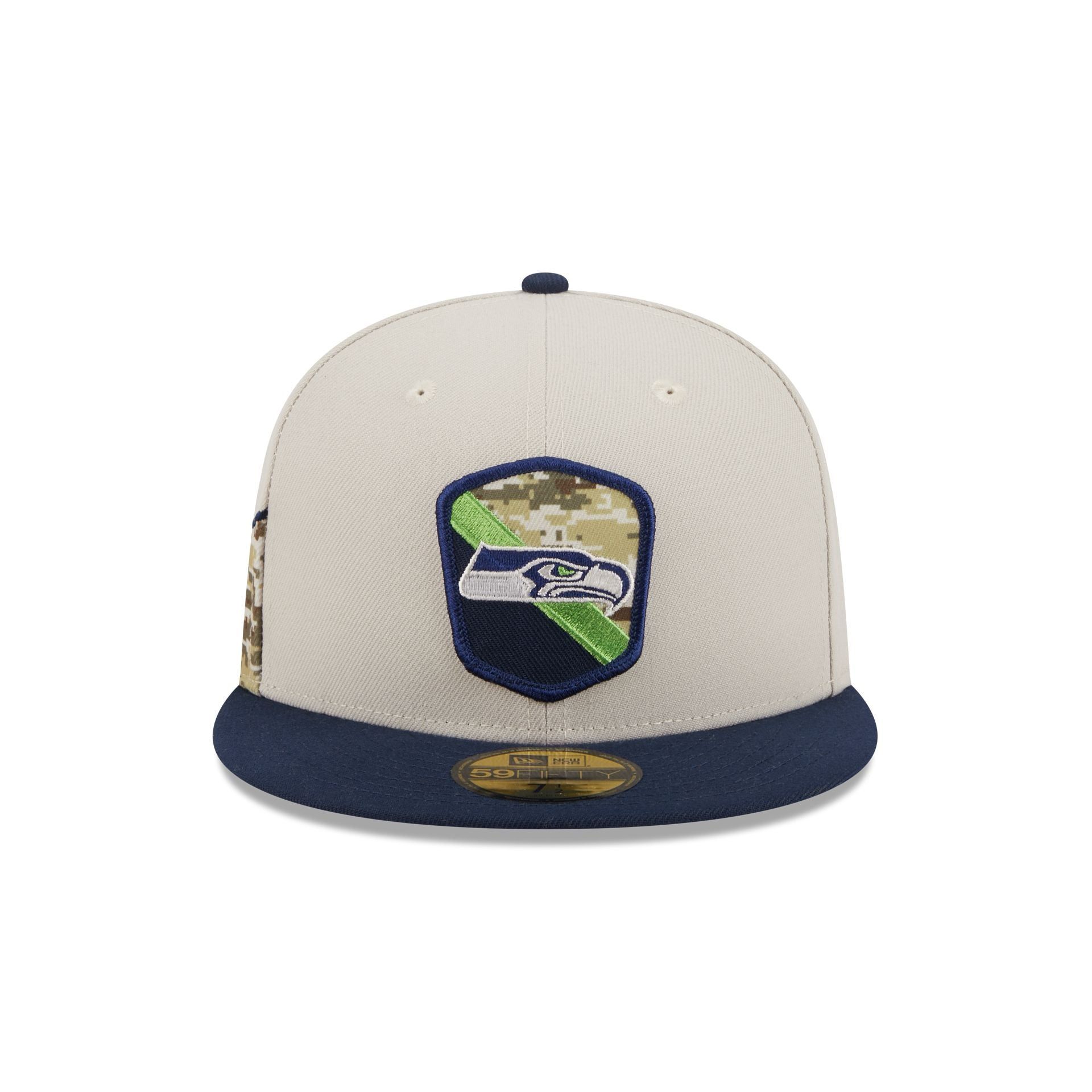 Seattle Seahawks 2023 Salute to Service 59FIFTY Fitted Hat sold by New Era product image thumbnail 2