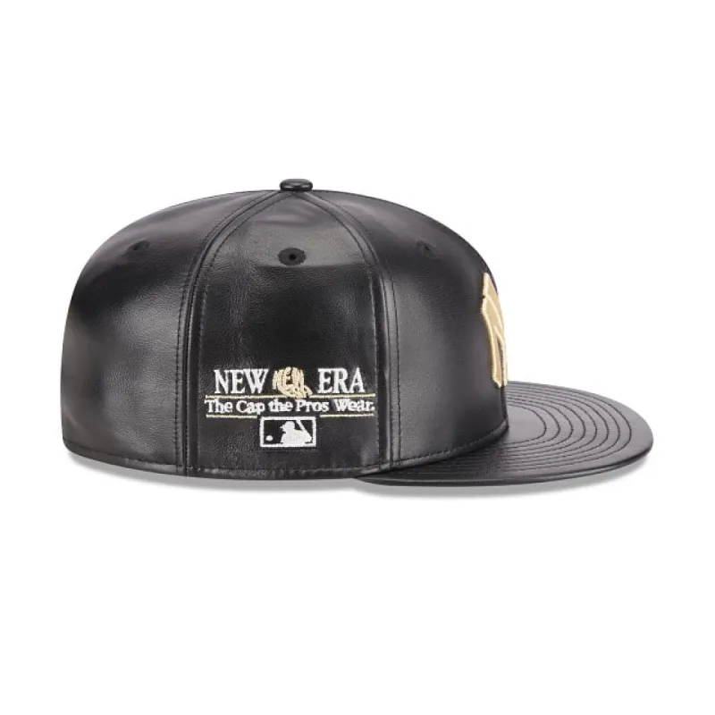 New York Yankees Leather 59FIFTY Fitted Hat | Parallel