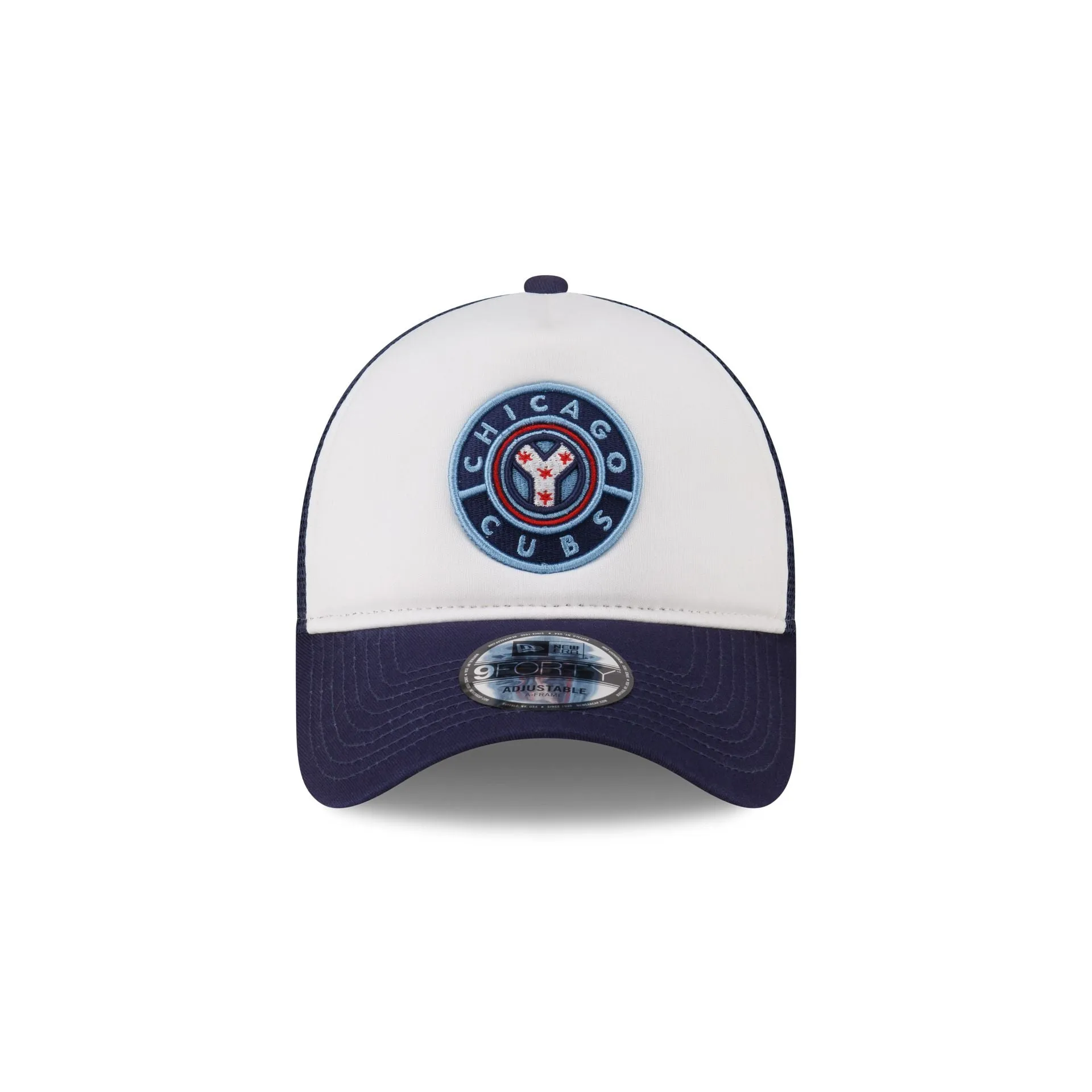 Chicago Cubs White Crown 9FORTY A-Frame Trucker Hat sold by New Era product image thumbnail 2