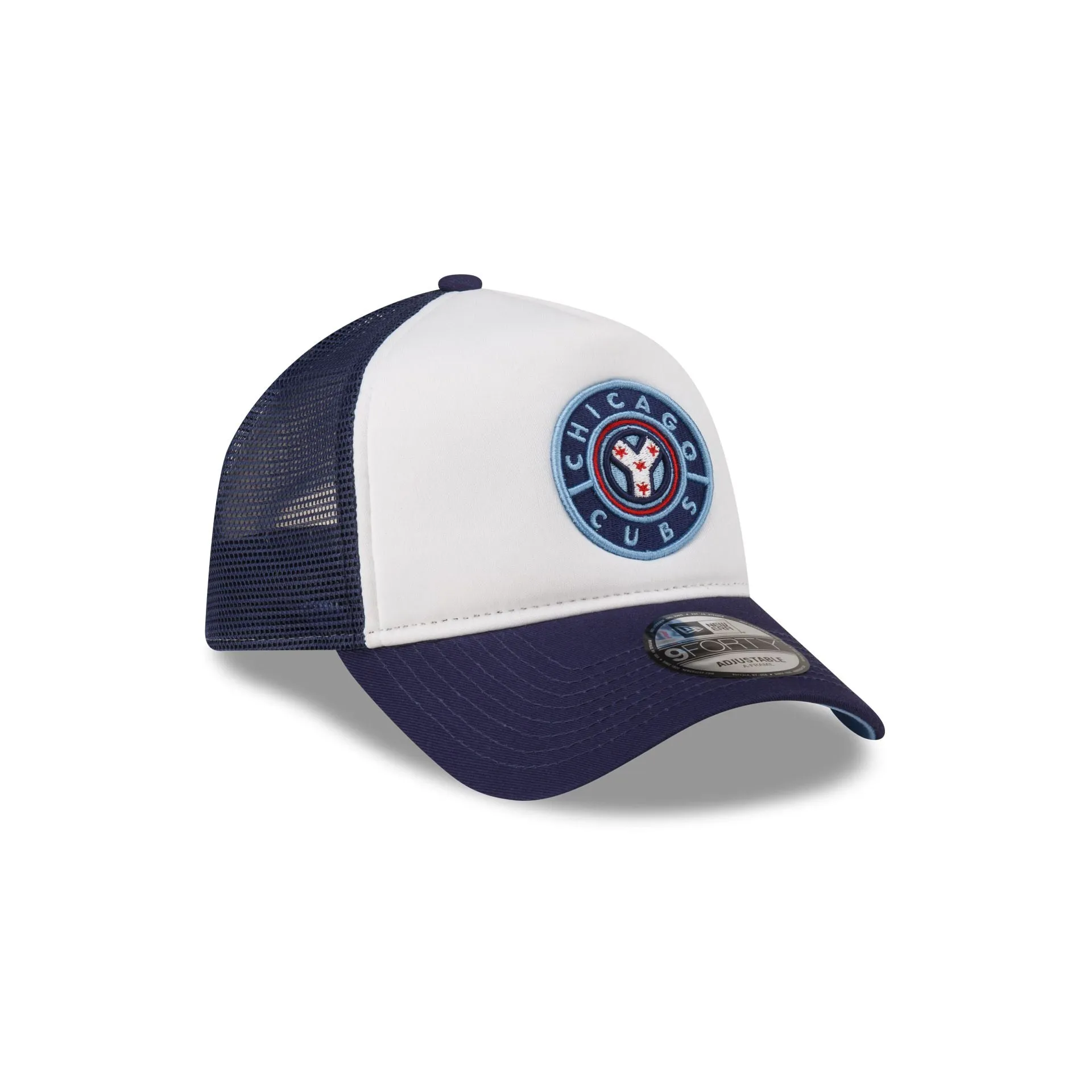 Chicago Cubs White Crown 9FORTY A-Frame Trucker Hat sold by New Era product image thumbnail 3