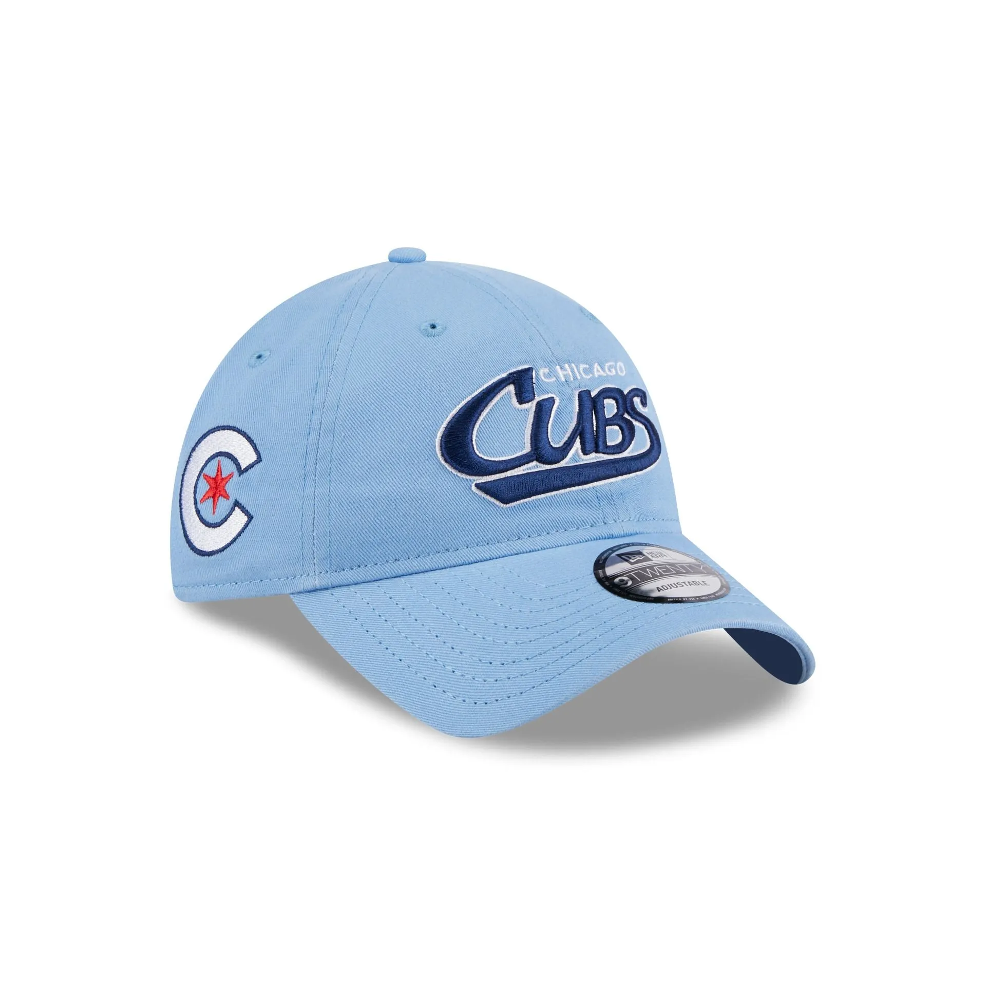Chicago Cubs Throwback 9TWENTY Adjustable Hat sold by New Era