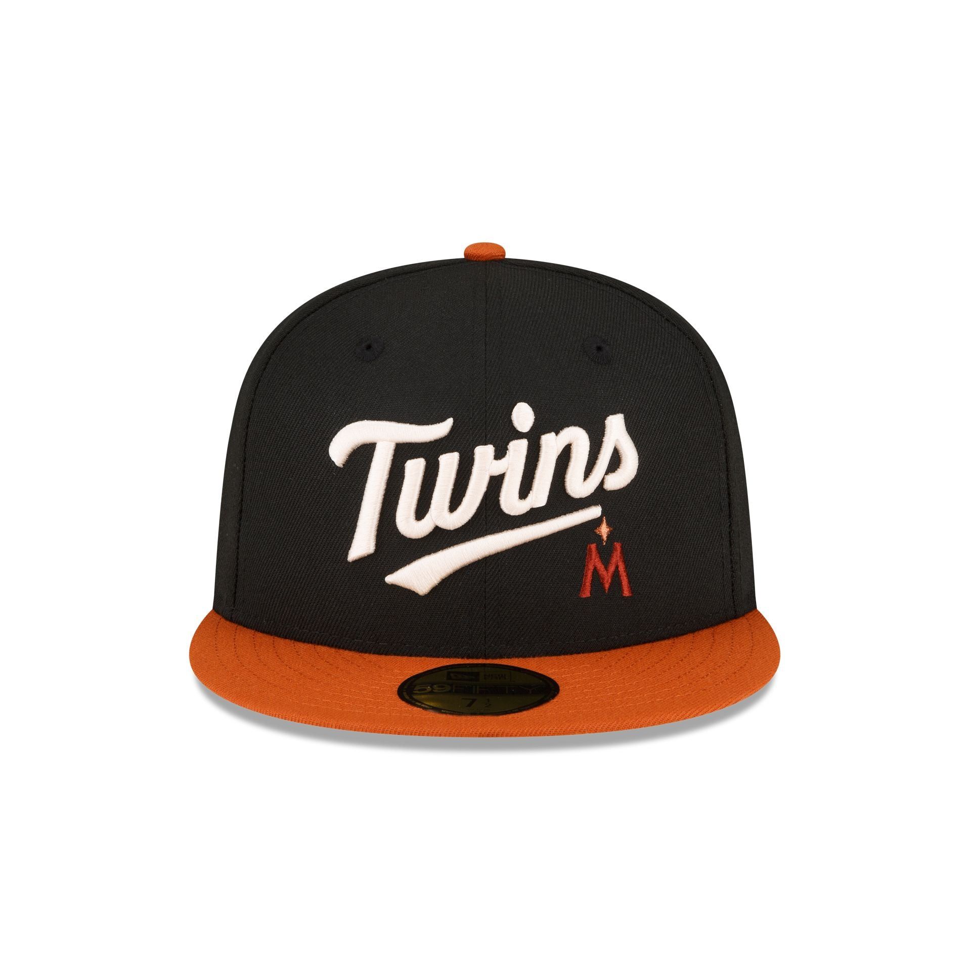 Just Caps Rust Orange Minnesota Twins 59FIFTY Fitted Hat sold by New Era product image thumbnail 2