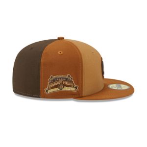 Chicago Cubs Tri-Tone Brown 59FIFTY Fitted Hat sold by New Era