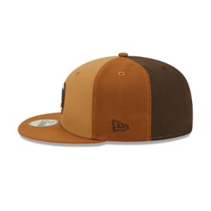 Chicago Cubs Tri-Tone Brown 59FIFTY Fitted Hat sold by New Era