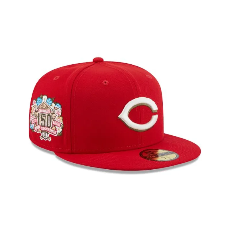 Cincinnati Reds Botanical 59FIFTY Fitted Hat sold by New Era