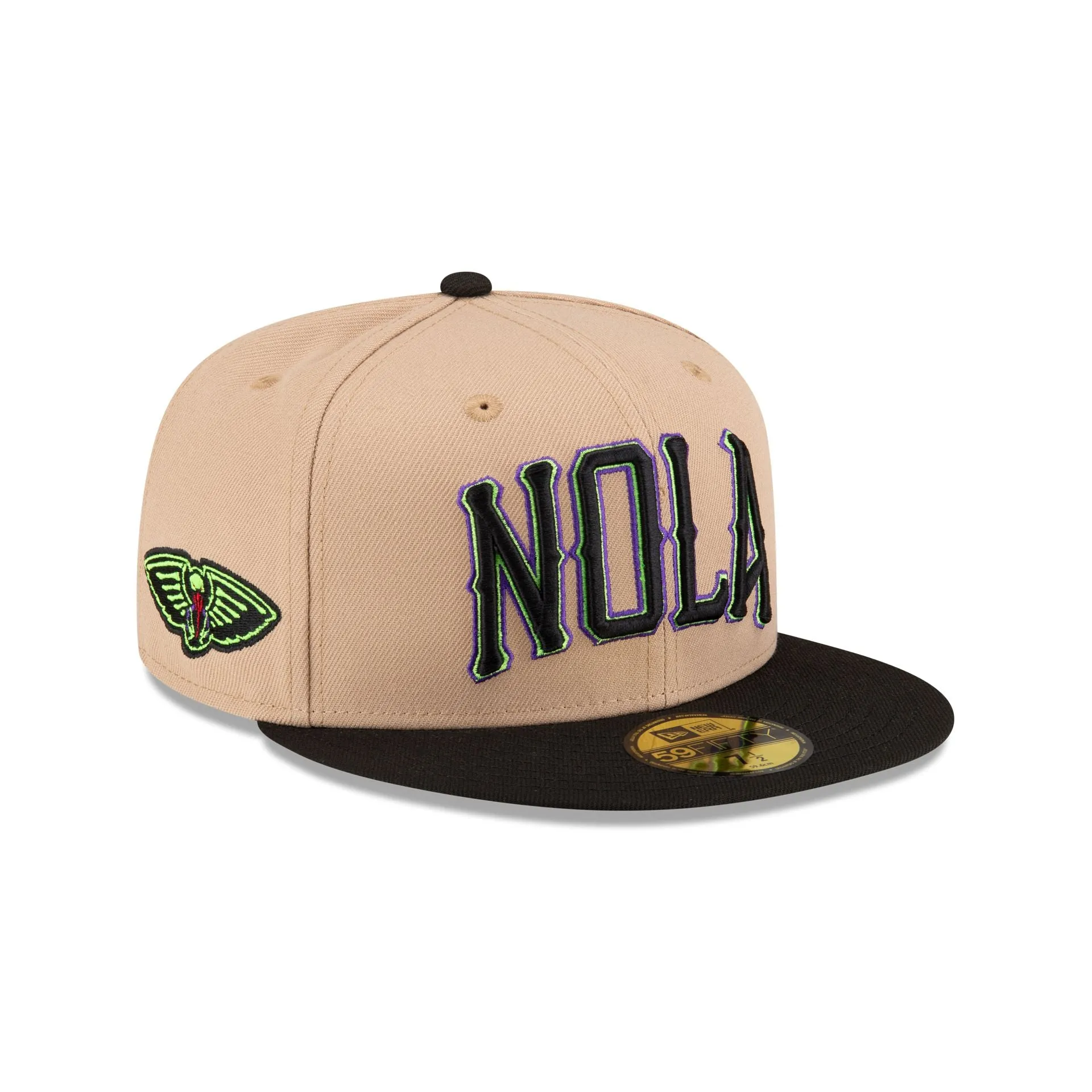 New Orleans Pelicans 2023 City Edition Alt 2 59FIFTY Fitted Hat sold by New Era