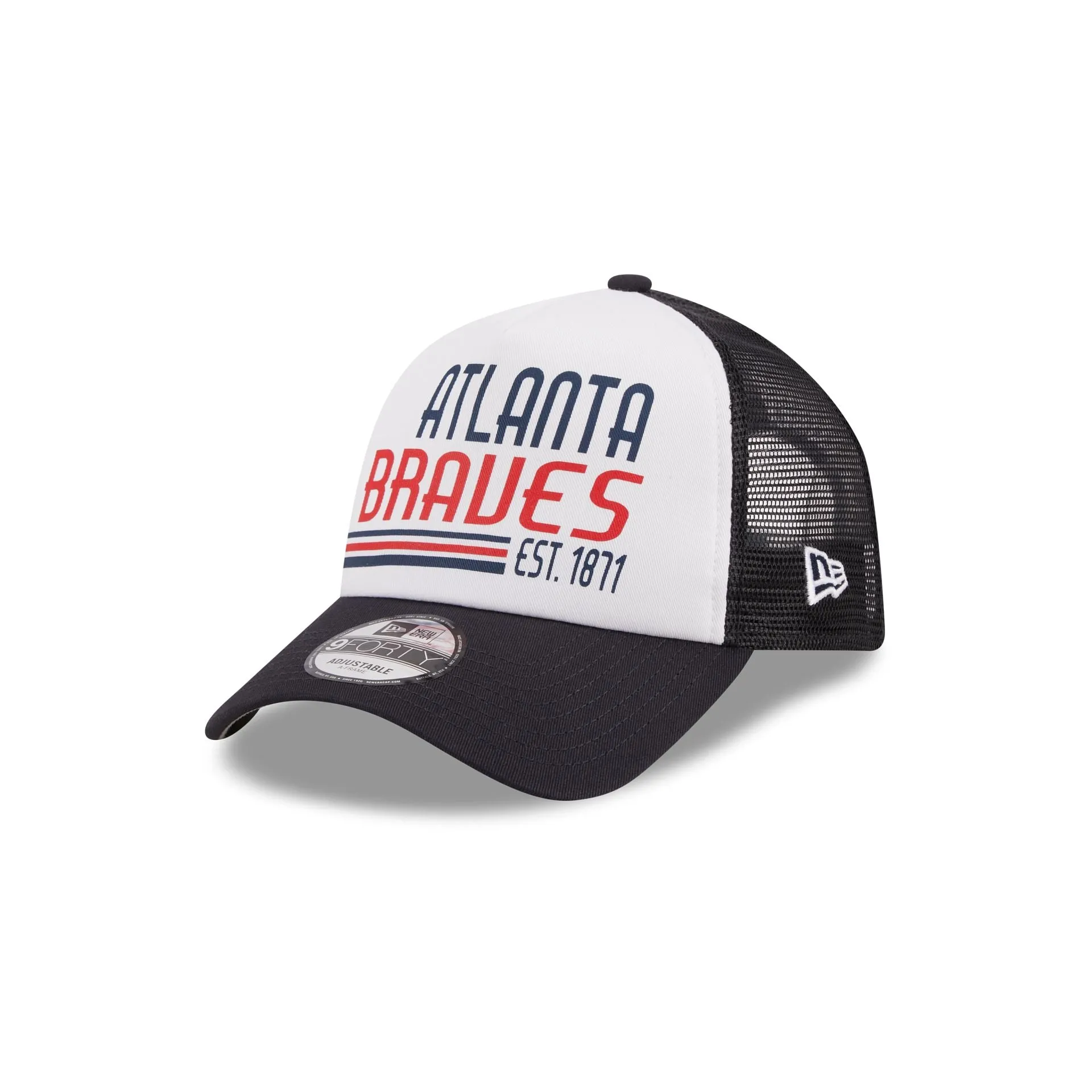 Atlanta Braves Lift Pass 9FORTY A-Frame Snapback Hat sold by New Era