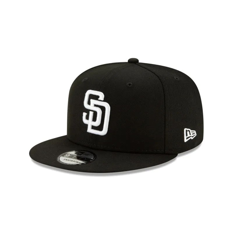 San Diego Padres Basic Black 9FIFTY Snapback Hat sold by New Era