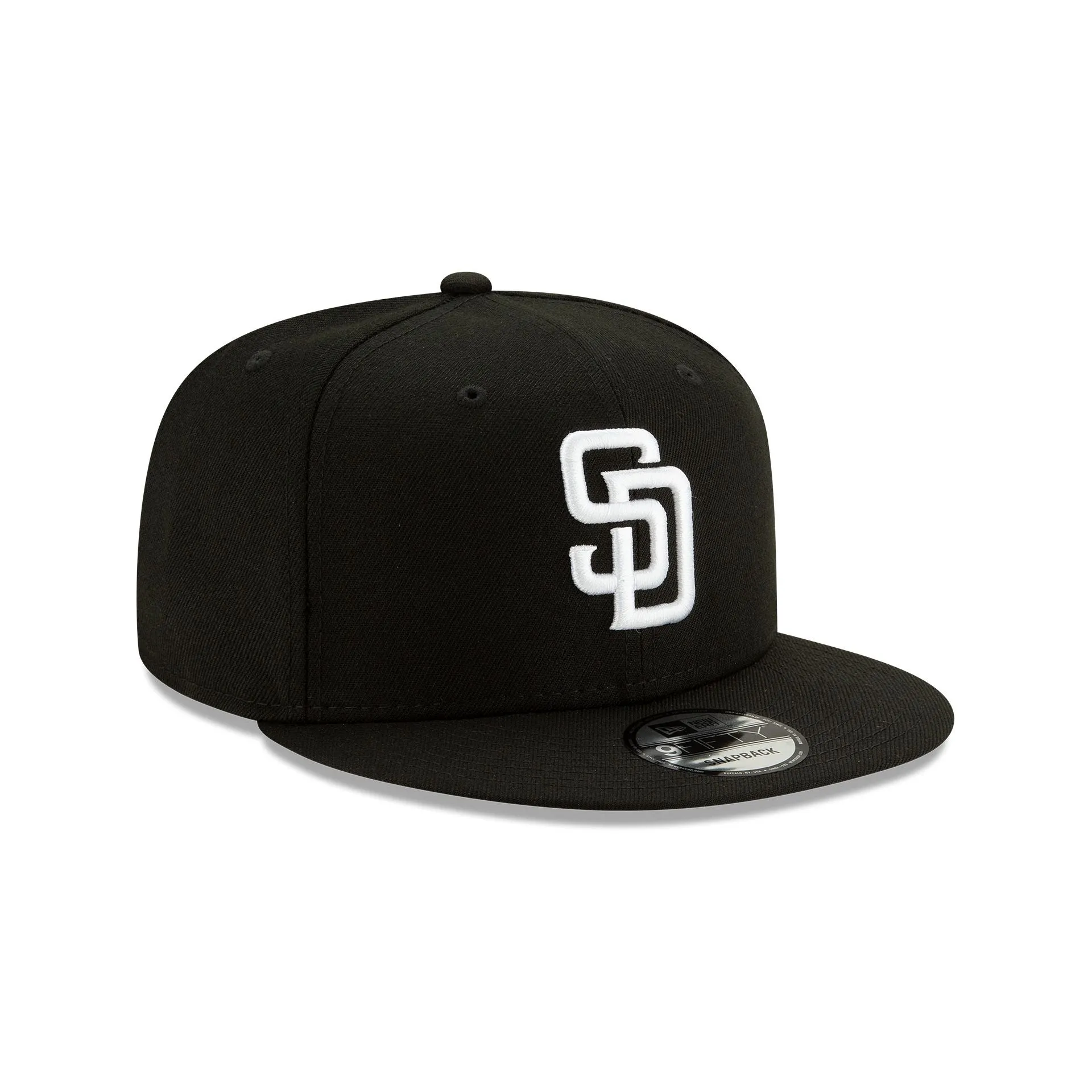 San Diego Padres Basic Black 9FIFTY Snapback Hat sold by New Era product image thumbnail 3