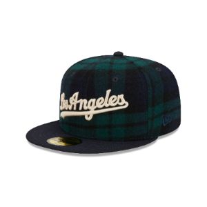 Los Angeles Dodgers Plaid 59FIFTY Fitted Hat sold by New Era